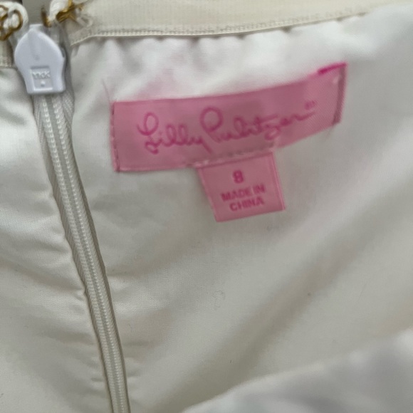 Lilly Pulitzer Lu Dress in Classic White Hot Fun - Picture 2 of 5